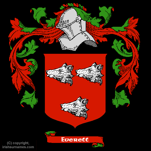 Everett Coat of Arms, Family Crest - Click here to view