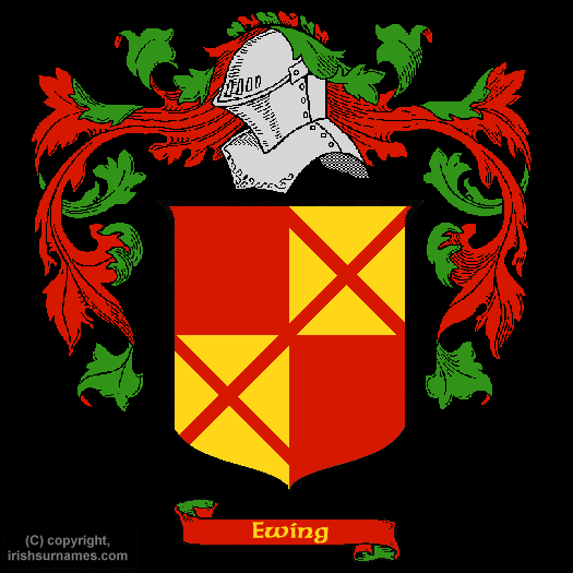 Ewing Coat of Arms, Family Crest - Click here to view
