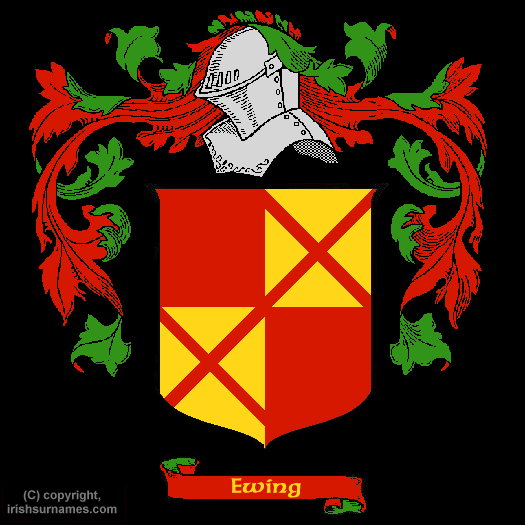 Ewing Family Crest, Click Here to get Bargain Ewing Coat of Arms Gifts