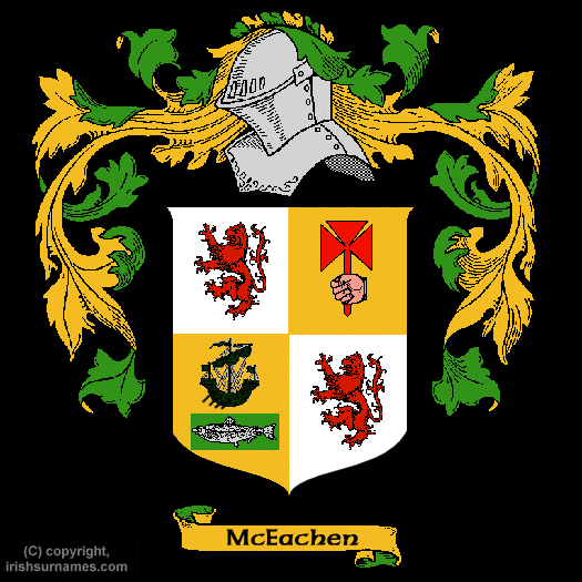 Mceachen Coat of Arms, Family Crest - Click here to view