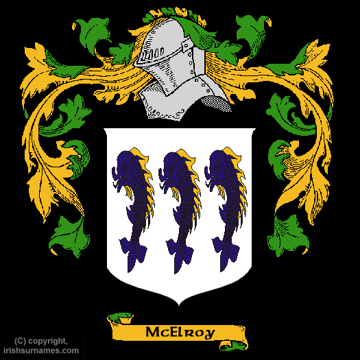 McElroy Coat of Arms, Family Crest - Click here to view