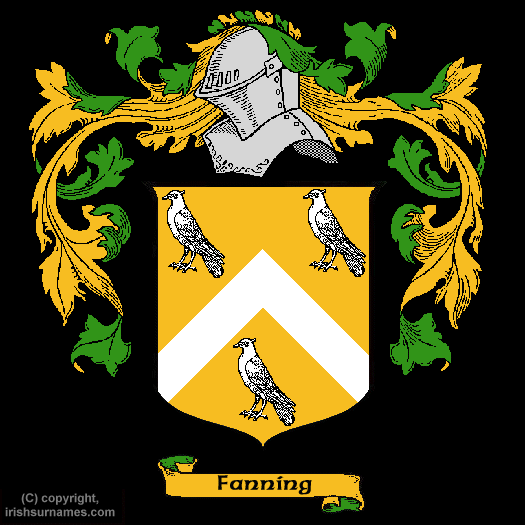 Fanning Coat of Arms, Family Crest - Click here to view