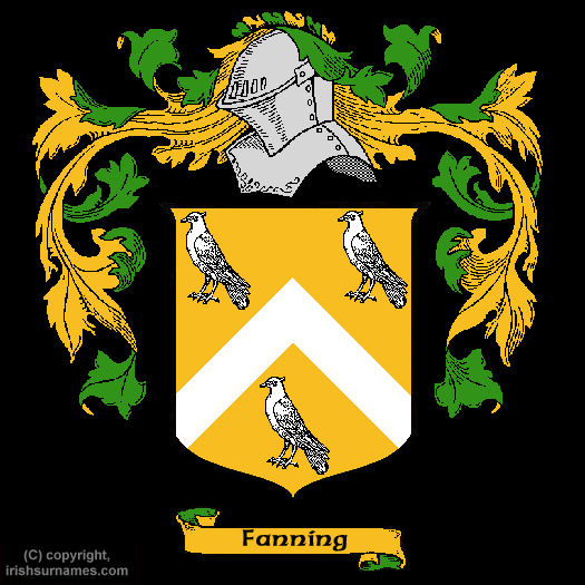 Fanning Family Crest, Click Here to get Bargain Fanning Coat of Arms Gifts