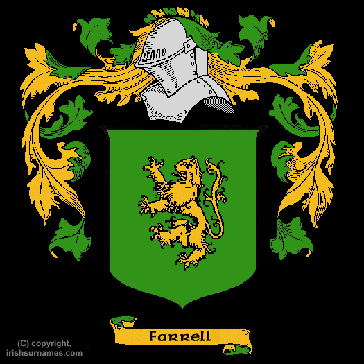 Farrell Family Crest, Click Here to get Bargain Farrell Coat of Arms Gifts