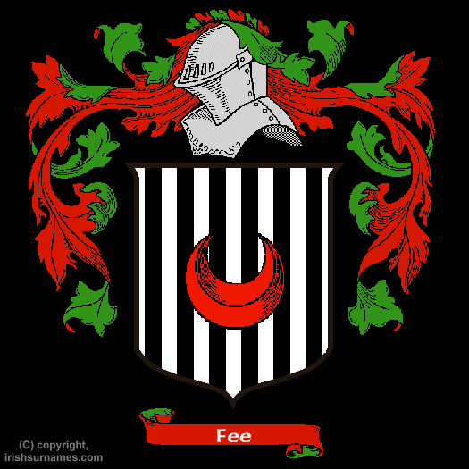 Fee Family Crest, Click Here to get Bargain Fee Coat of Arms Gifts