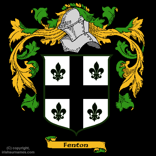 Fenton / Coat of Arms, Family Crest - Click here to view
