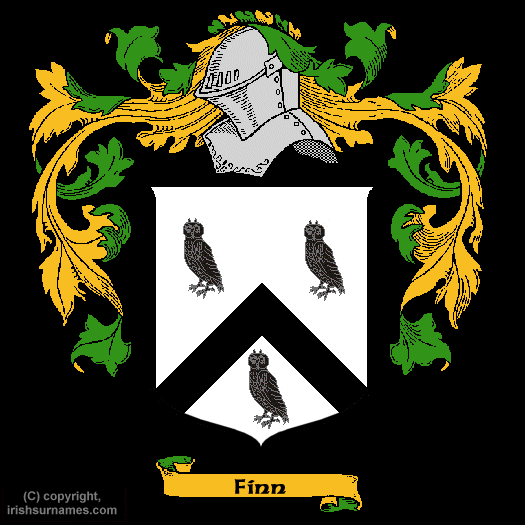 Finn Coat of Arms, Family Crest - Click here to view