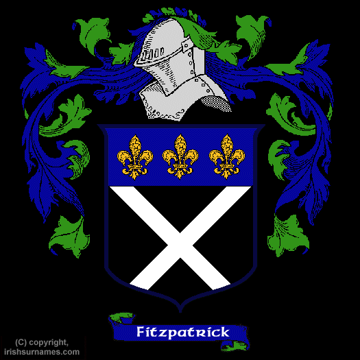 Fitzpatrick Coat of Arms, Family Crest - Click here to view