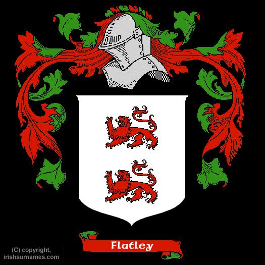 Flatley Coat of Arms, Family Crest - Click here to view