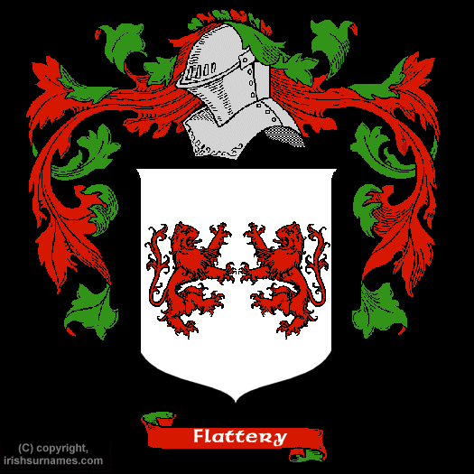 Flattery Coat of Arms, Family Crest - Click here to view