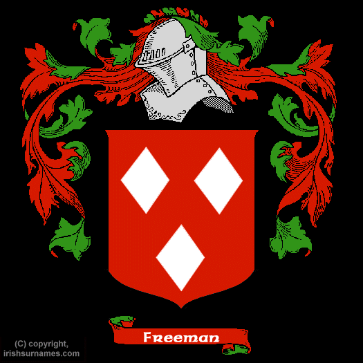 Freeman Family Crest, Click Here to get Bargain Freeman Coat of Arms Gifts