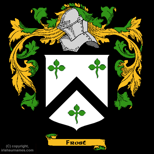 Frost Coat of Arms, Family Crest - Click here to view