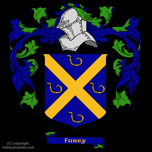 Furey Family Crest, Click Here to get Bargain Furey Coat of Arms Gifts