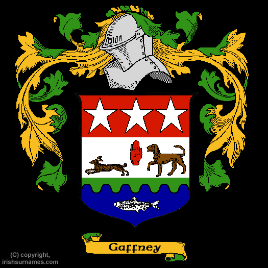 Gaffney Coat of Arms, Family Crest - Click here to view