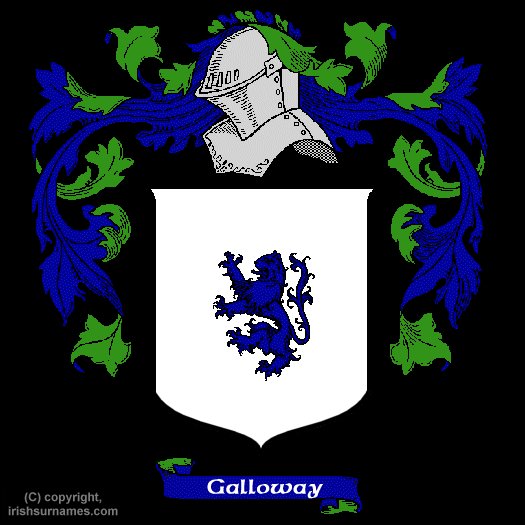 Galloway Coat of Arms, Family Crest - Click here to view