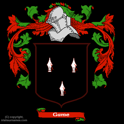 Game Coat of Arms, Family Crest - Click here to view