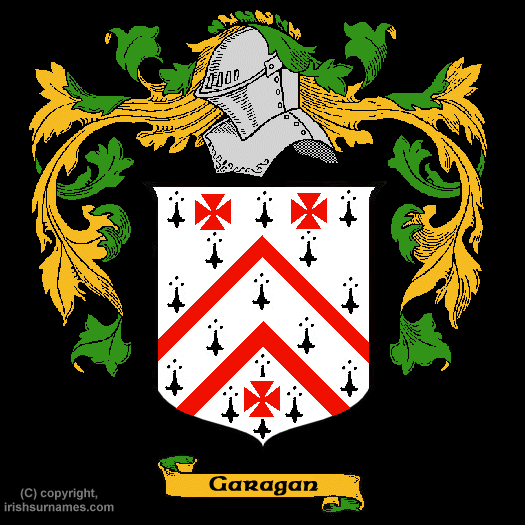 Garagan Coat of Arms, Family Crest - Click here to view