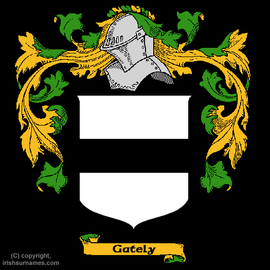 Gately Coat of Arms, Family Crest - Click here to view