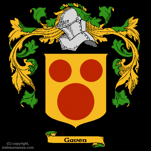 Gaven Coat of Arms, Family Crest - Click here to view