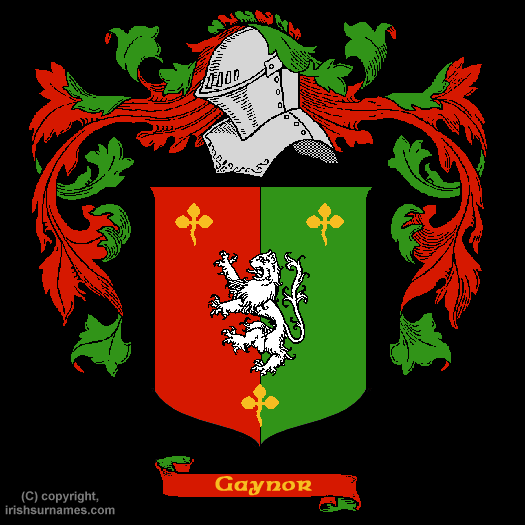 Gaynor Family Crest, Click Here to get Bargain Gaynor Coat of Arms Gifts