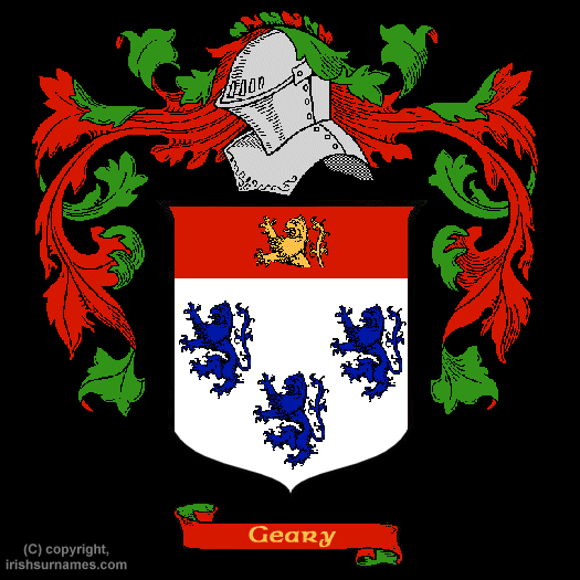 Geary Family Crest, Click Here to get Bargain Geary Coat of Arms Gifts