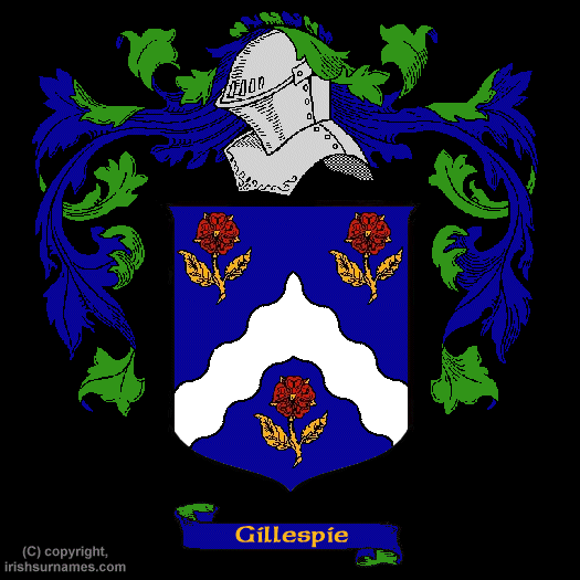 Gillespie Family Crest, Click Here to get Bargain Gillespie Coat of Arms Gifts