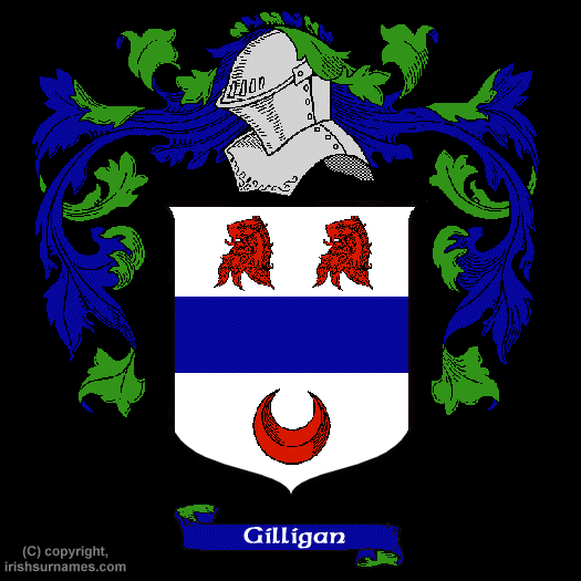 Gilligan Family Crest, Click Here to get Bargain Gilligan Coat of Arms Gifts