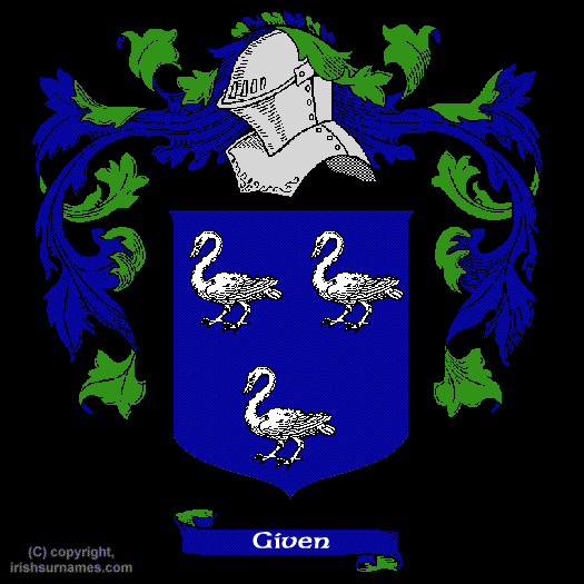 Given / Coat of Arms, Family Crest - Click here to view
