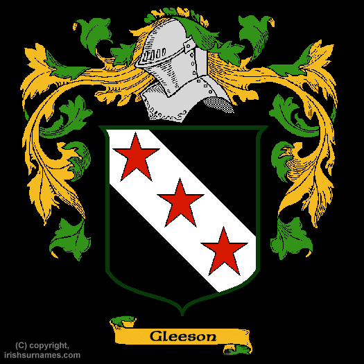 Gleeson / Coat of Arms, Family Crest - Click here to view