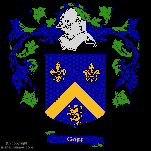 Goff Family Crest, Click Here to get Bargain Goff Coat of Arms Gifts