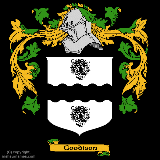 Goodison / / Coat of Arms, Family Crest - Click here to view