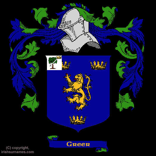 Greer Family Crest, Click Here to get Bargain Greer Coat of Arms Gifts