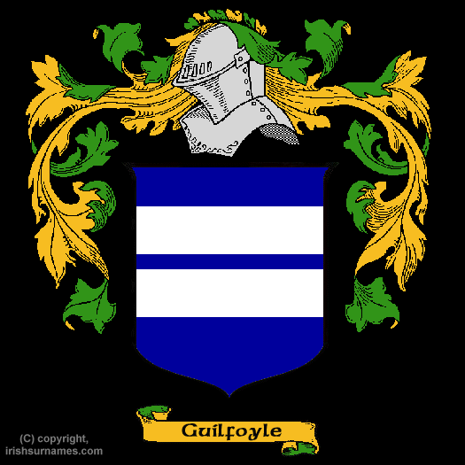 Guilfoyle Coat of Arms, Family Crest - Click here to view