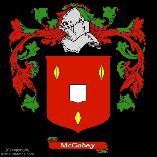 Mcgadey / Coat of Arms, Family Crest - Click here to view