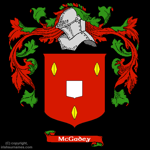 Mcgadey Family Crest, Click Here to get Bargain Mcgadey Coat of Arms Gifts