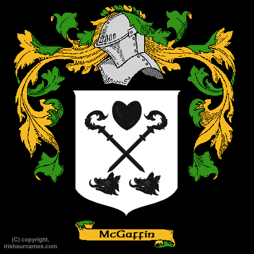 McGaffin Coat of Arms, Family Crest - Click here to view