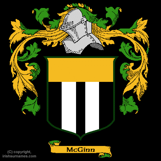 Mcginn Coat of Arms, Family Crest - Click here to view