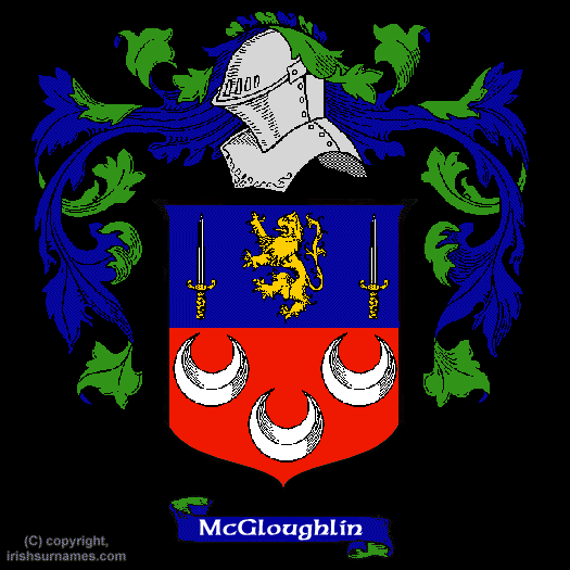Mcgloughlin Coat of Arms, Family Crest - Click here to view