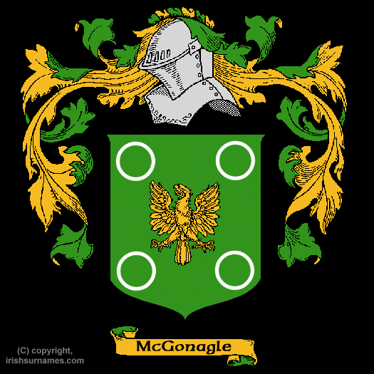 McGonagle Coat of Arms, Family Crest - Click here to view