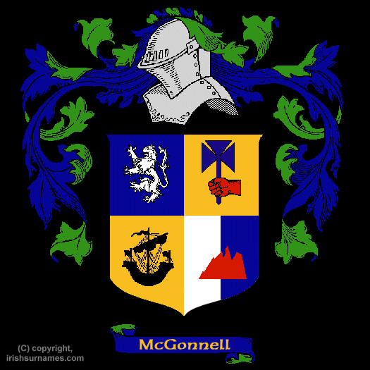 McGonnell Coat of Arms, Family Crest - Click here to view