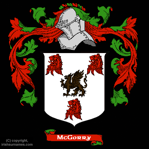 McGorry Coat of Arms, Family Crest - Click here to view