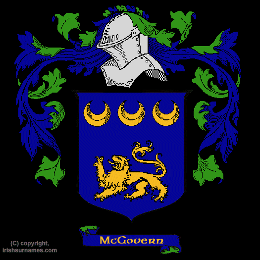 McGovern Coat of Arms, Family Crest - Click here to view