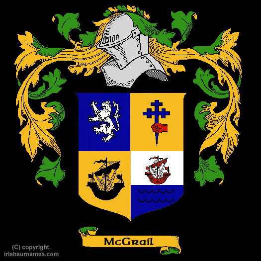 McGrail Coat of Arms, Family Crest - Click here to view