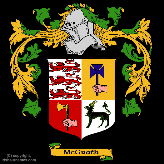 Mcgrath Coat of Arms, Family Crest - Click here to view