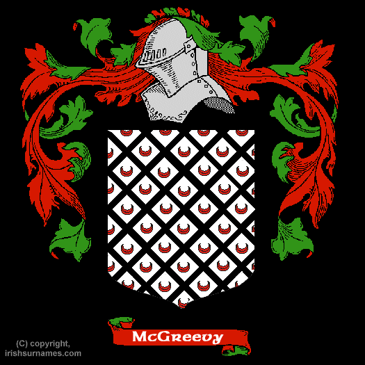 Mcgreevy Family Crest, Click Here to get Bargain Mcgreevy Coat of Arms Gifts