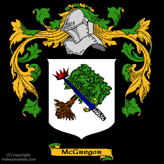 Mcgregor Family Crest, Click Here to get Bargain Mcgregor Coat of Arms Gifts