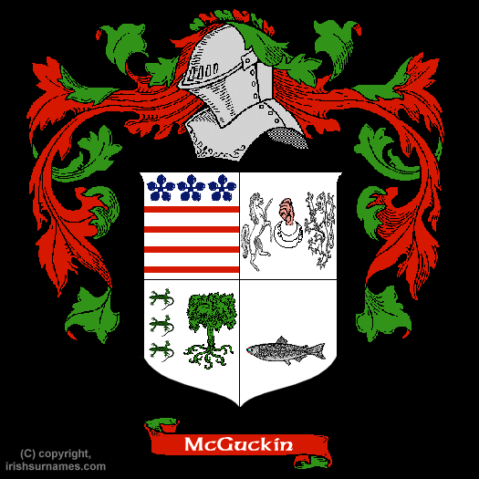 McGuckin Coat of Arms, Family Crest - Click here to view
