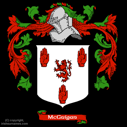 McGuigan Family Crest, Click Here to get Bargain McGuigan Coat of Arms Gifts