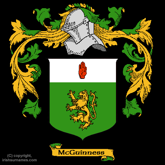 McGuinness Family Crest, Click Here to get Bargain McGuinness Coat of Arms Gifts