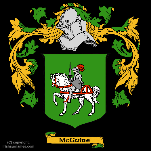 McGuire Coat of Arms, Family Crest - Click here to view